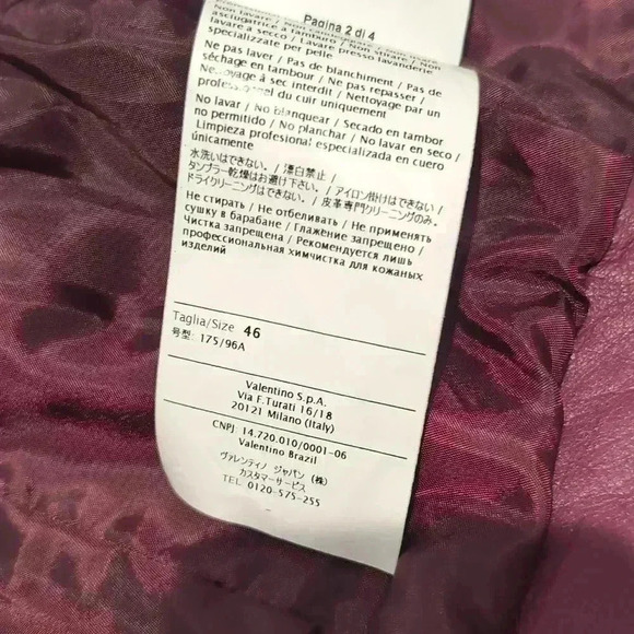 Red Valentino cropped leather jacket - Picture 16 of 17